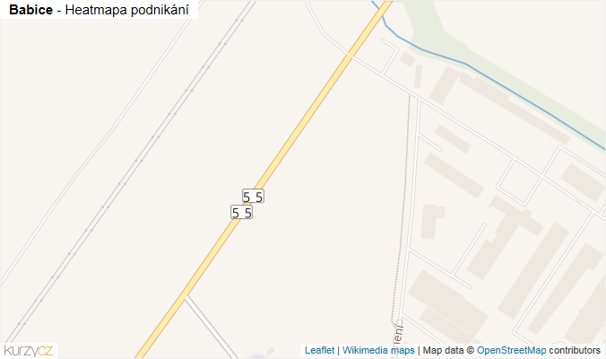 Mapa Babice - Firmy v obci.