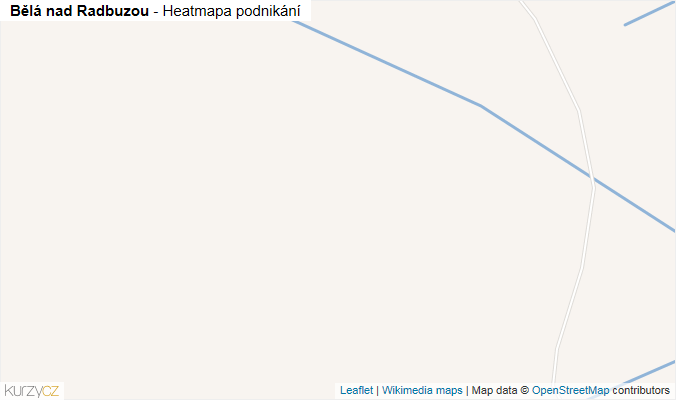 Mapa Bělá nad Radbuzou - Firmy v obci.