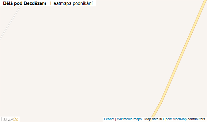 Mapa Bělá pod Bezdězem - Firmy v obci.