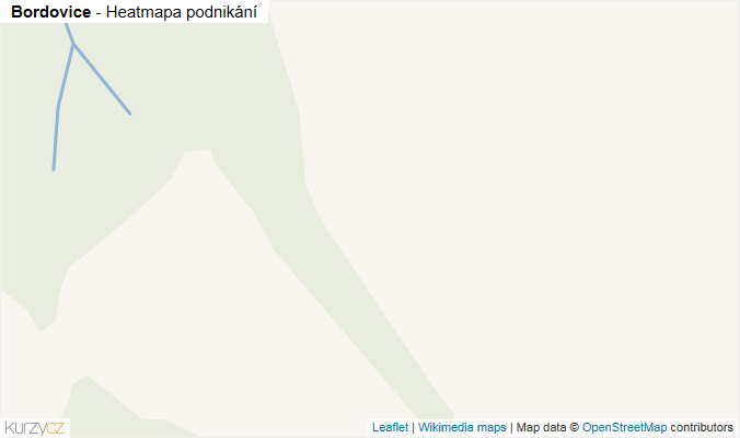 Mapa Bordovice - Firmy v obci.