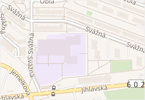 Svážná v obci Brno - mapa ulice