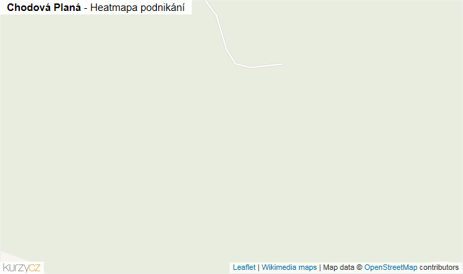 Mapa Chodová Planá - Firmy v obci.