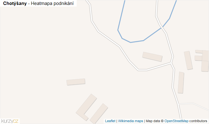 Mapa Chotýšany - Firmy v obci.