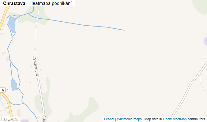 Mapa Chrastava - Firmy v obci.