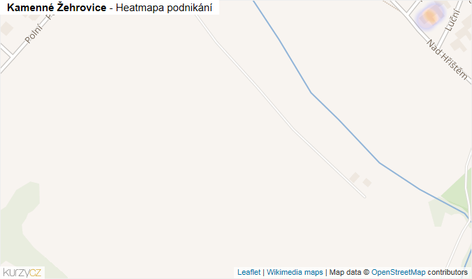 Mapa Kamenné Žehrovice - Firmy v obci.