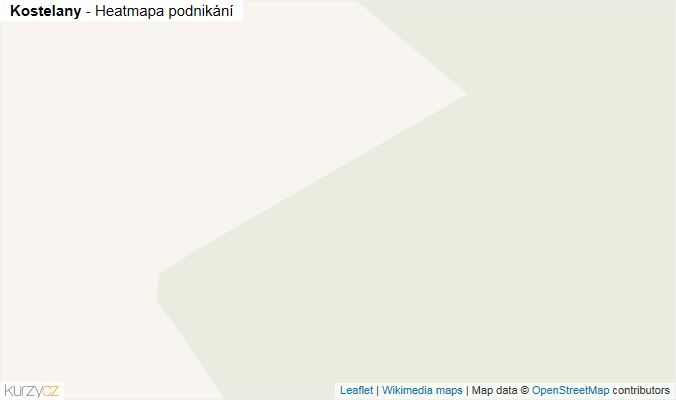 Mapa Kostelany - Firmy v obci.