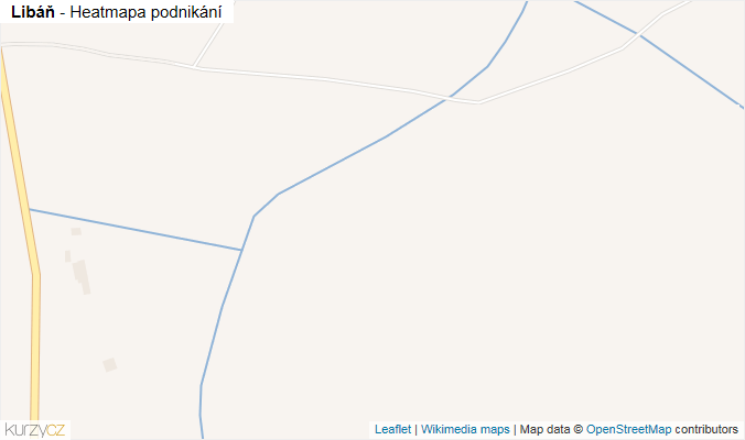 Mapa Libáň - Firmy v obci.