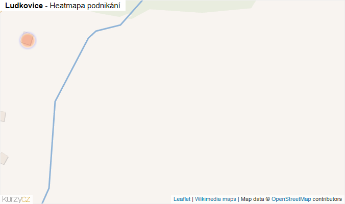 Mapa Ludkovice - Firmy v obci.