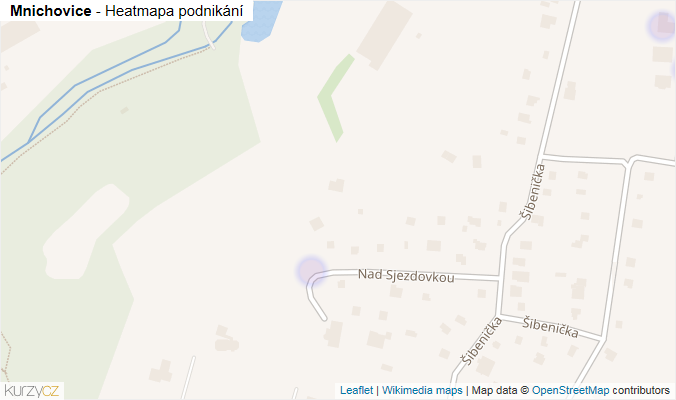 Mapa Mnichovice - Firmy v obci.