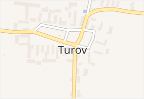Turov v obci Moravany - mapa části obce