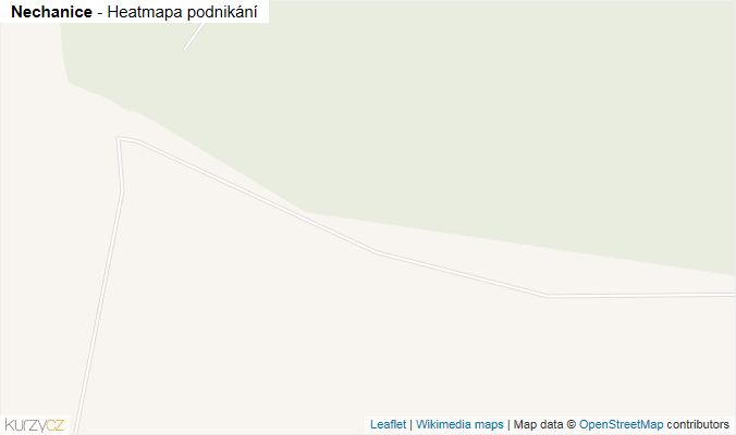 Mapa Nechanice - Firmy v obci.