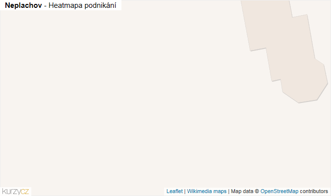 Mapa Neplachov - Firmy v obci.