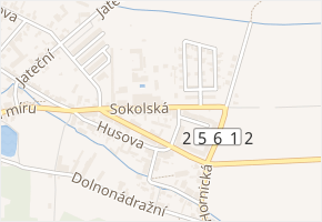 Sokolská v obci Osek - mapa ulice