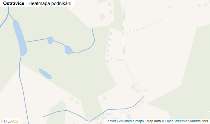 Mapa Ostravice - Firmy v obci.