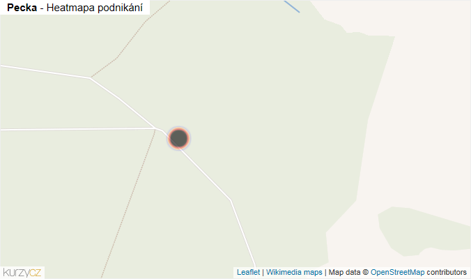 Mapa Pecka - Firmy v obci.