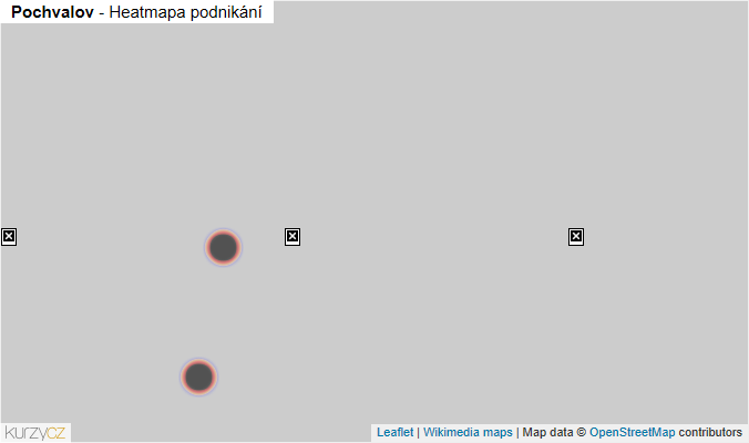 Mapa Pochvalov - Firmy v obci.