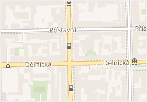 Komunardů v obci Praha - mapa ulice