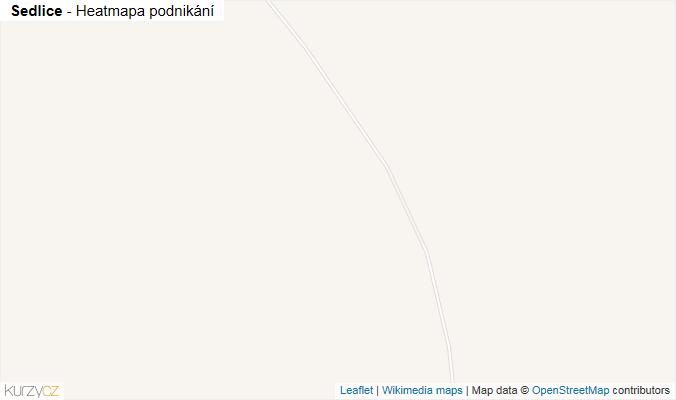 Mapa Sedlice - Firmy v obci.