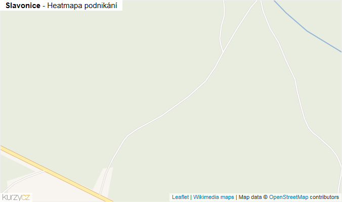 Mapa Slavonice - Firmy v obci.