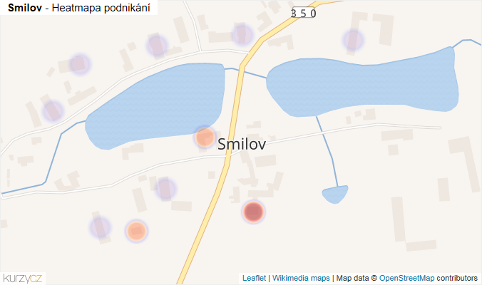Mapa Smilov - Firmy v části obce.