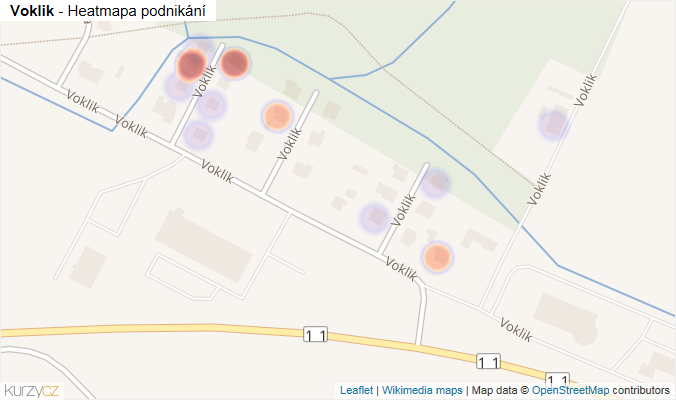 týniště nad orlicí mapa Voklik, ulice v obci Týniště nad Orlicí   všechny objekty | Kurzy.cz