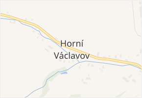 Horní Václavov v obci Václavov u Bruntálu - mapa části obce
