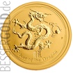 Zlatá mince 1/10 oz (trojské unce) ROK DRAKA Austrálie 2012