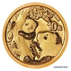 Zlatá investiční mince 1 g 10 Yuan Panda proof