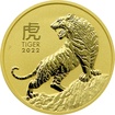 Zlatá investiční mince Year of the Tiger Rok Tygra Lunární 2 Oz 2022