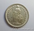 Stříbrný 1/2 frank  Švýcarsko 1875-1967 1/2 frank 