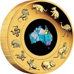The Perth Mint 2 oz zlatá mince Great Southern Land Austrálie Opál 2022 PROOF - Perth Mint