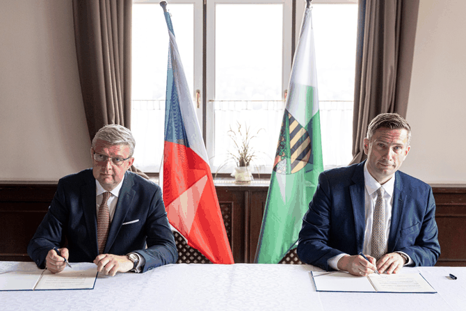 Spolupráce Česka a Saska: Vysokorychlostní železnice, vodíková a autonomní doprava