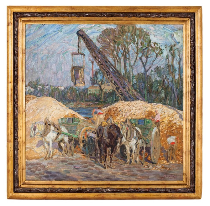 Pískaři na Seině, European Arts, František Kupka