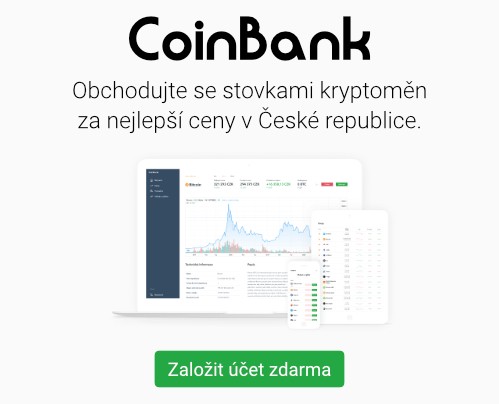 Nákup a prodej kryptoměn CoinBank