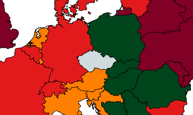 Německo s vysokým rizikem nákazy COVID-19
